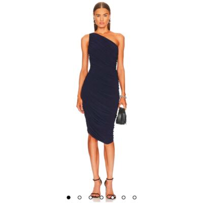 strapless open back dress DIANA DRESS – Light Grey – Norma Kamali main image 1