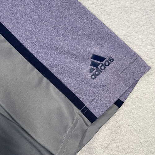 Adidas Golf Polo Shirt Sevierville Golf Club Gray Purple Mens Large - Picture 5 of 7