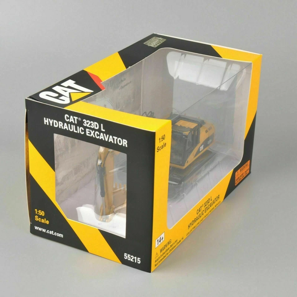 Norscot Caterpillar Cat 323D L Hydraulic Excavator 1/50 DieCast 55215 New in Box - Image 3 of 4
