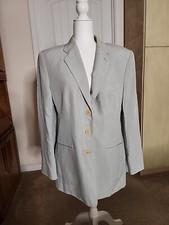 GIORGIO ARMANI CLASSICO SILK JACKET BLAZER SEAFOAM GREEN Size 48 VESTIMENTA SPA