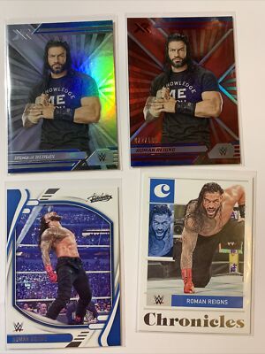 2022 WWE Chronicles Roman Reigns XR Red 72/199 Base Absolute Chronicles