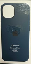 Genuine Apple Silicone Case with MagSafe For iPhone 13   Abyss Blue