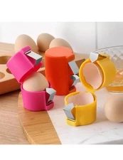 (4) Egg Cracker Tool Egg Breaker Manual Shell Separator Opener-Kitchen