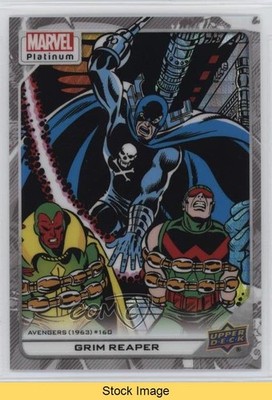 2023 Upper Deck Marvel Platinum High Series White Rainbow Grim Reaper READ 1dl0