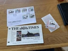 ISLE OF MAN “THE TIMES - HEADLINES” 2013 MINT STAMPS, FDC & PRESENTATION PACK.