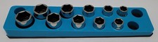 Snap-on 10 Pc 38 Drive 6-point Metric Flank Drive Shallow Socket Set 10-19mm Snap-on 10 Pc 38 Drive 6-point Metric Flank Drive Shallow Socket Set 10-19mm