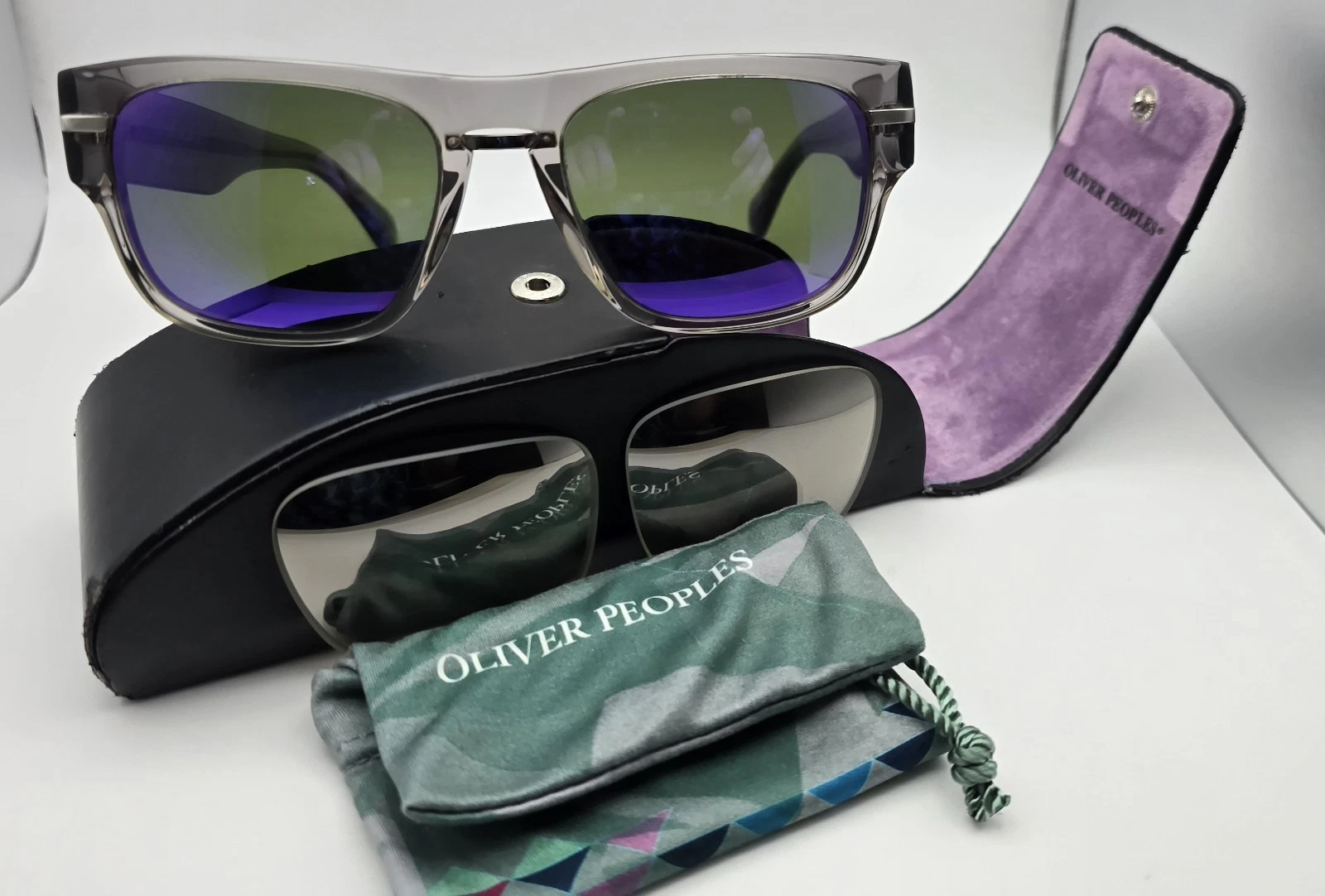 Oliver Peoples Public School Sunglasses w/ original lenses 50 19 145 Rare