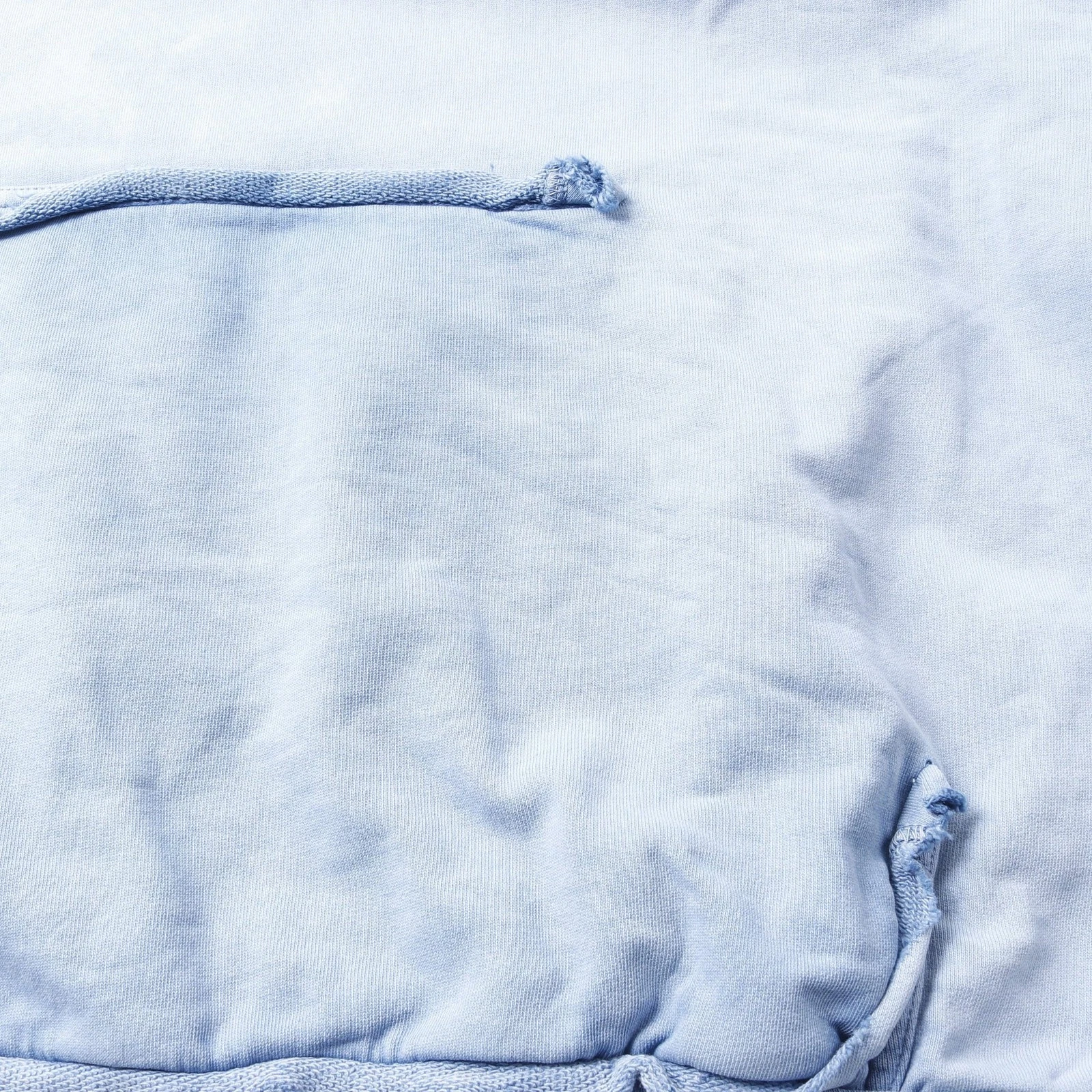 【Tops】BALENCIAGA TAPE TYPE BB logo pullover felpa con cappuccio cotone azzurro invecchiato