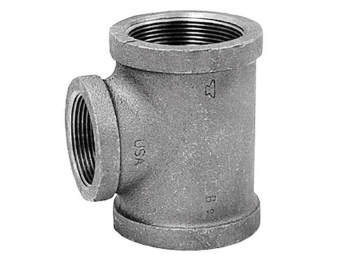 Anvil 8700121802 Black Malleable Iron Reducing Tee 1 x 3/4 x 1/2 FPT Dia. in.