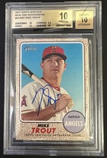 2017 Topps Heritage Real One Autos Mike Trout #ROA-MT BGS 10/10 PRISTINE!!