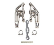 Flowtech 11573flt Small Block Chevy Turbo Headers - Polished Finish