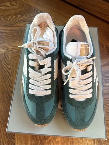 Tom Ford green James sneaker M 8