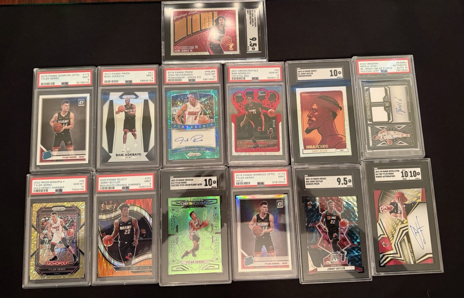 Miami Heat Graded Card Lot