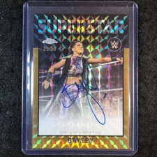 2026 Topps Chrome WWE BAYLEY 1986 Topps Auto Gold Geometric 29/50