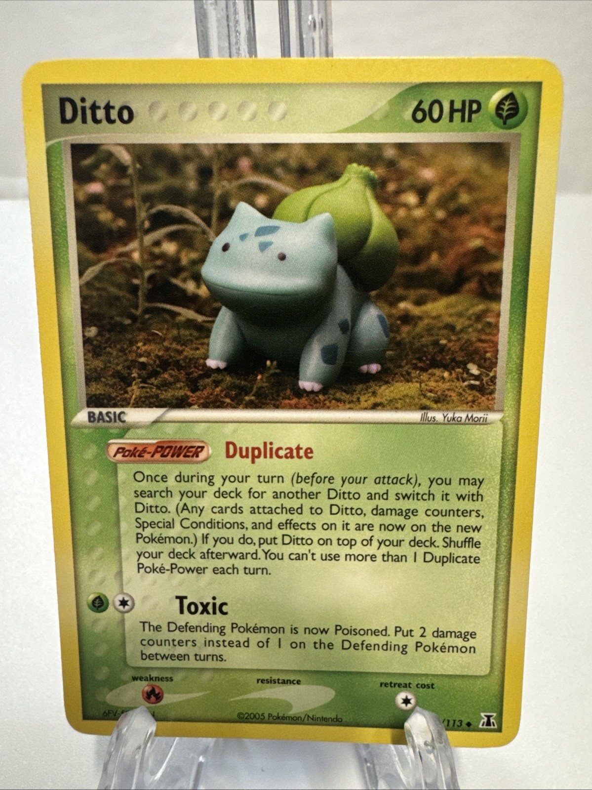 Pokemon TCG Delta Species EX Ditto Bulbasaur 36/113 Near Mint