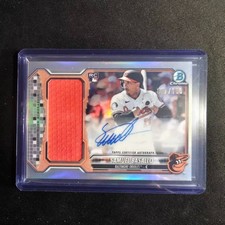 ☕️MK 2026 BOWMAN CHROME BASEBALL JUMBO AUTO RELIC /150 RC SAMUEL BASALLO