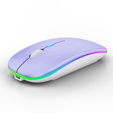 WREANU Wireless Bluetooth 1.1 2.3 4.4 in, Purple Mouse