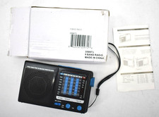 9 Band FM/AM/SW World Receiver Radio Black Device Electronic Frequency 17483