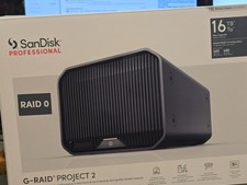 SanDisk Professional G Raid Project 2 16TB Hard Drive (Space Gray)