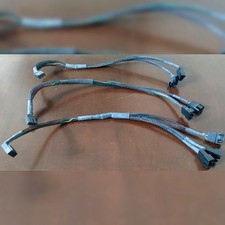 3 Ct. 4-Pin PC Fan Splitter/Adapter Power Connector Black