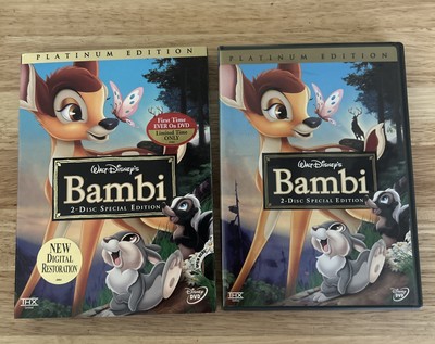 Bambi (DVD,2005,2-Disc) NEW Authentic Disney-missing Cellophane