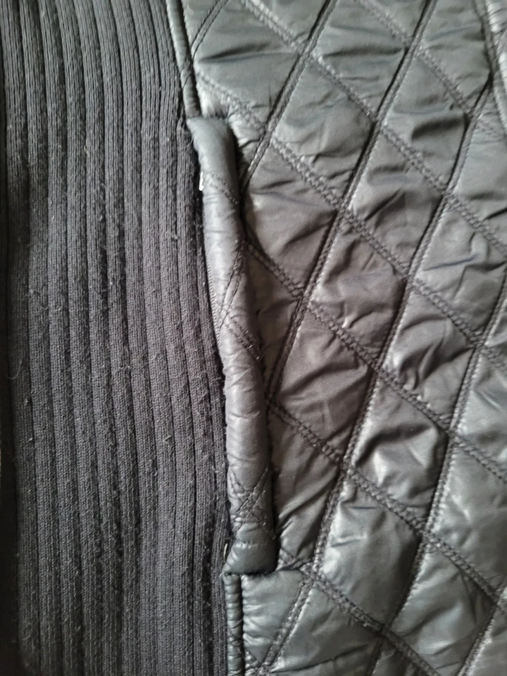 Женское черное стеганое пальто prana размер L - Изображение 4 из 4