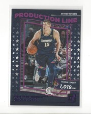 2022-23 Donruss Production Line Press Proof Purple #5 Nikola Jokic Nuggets