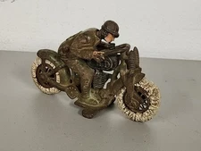 c1930s Hubley Cast Iron #45 Harley Davidson H-D Racing Motorcycle 