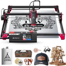 DIY Table 40*43cm CNC Laser Cutter Engraver 3.5'' Touch Scree Phone & WiF Metal