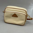 ARDEN COVE Crissy Full Crossbody Nylon Anti-theft Bag W/ Locking Straps Cream (N