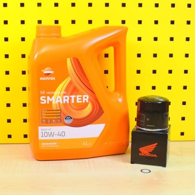 Honda VFR 800 F alle Service 02-23 Original Ölfilter Öl Repsol Sport 10w40 RC46