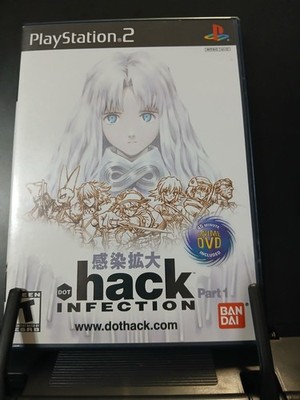 Dot Hack Infection Part 1 PS2 Game & Manual / No Anime DVD Included