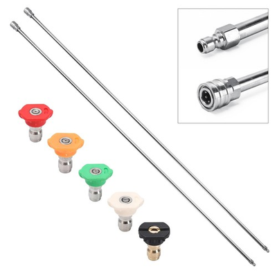 #ad #ad Pressure Washer Extension Wand 120quot; Stainless Steel Power Washer Lance 2 x ... $41.91