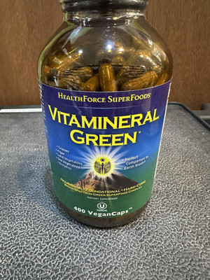 HealthForce Superfoods Vitamineral Green Version 5 3 400 VeganCaps Gluten-Free,