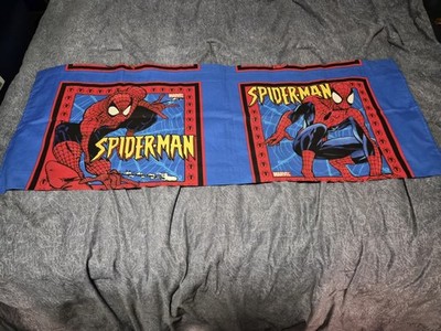  ️Spiderman Pillow Panels ️Marvel, Cotton, Vintage 2004  2 Prints