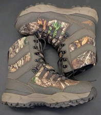 Danner 41560 Mens 7.5 Vital Realtree Edge Insulated 800G 8" Hunting Boots READ!