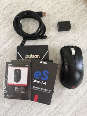 Pulsar Xlite V3 ES Wireless Gaming Mouse OLED PAW3395 Black
