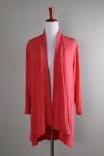 CHICO'S Travelers 129 Slinky Open Front Jacket Top Size 1 US 8 / 10 / Medium