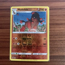Pokemon TCG Mudsdale 097/185 Swsh04: Vivid Voltage Reverse Holo