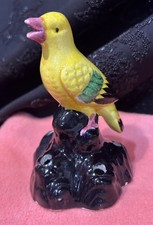 Ceramic Bird 4 1/4  Flower Frog