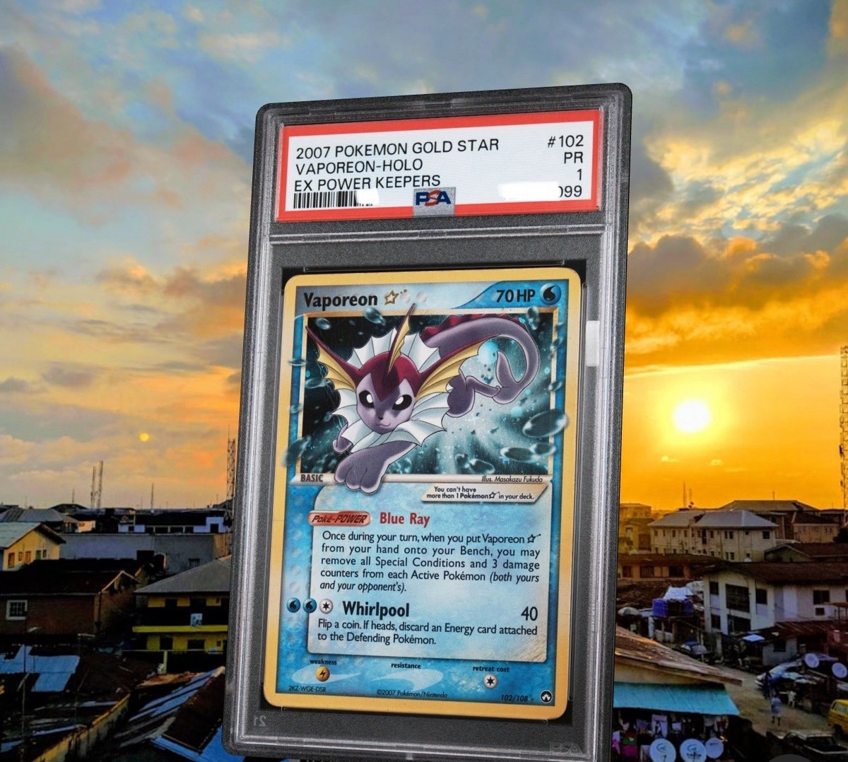 Vaporeon Star 102/108 Power Keepers Holo for sale online | eBay