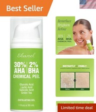 Gentle AHA BHA Exfoliating Gel - Chemical Peel for All Skin Types, 30 Strength