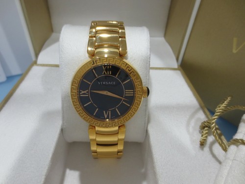 Versace Women's VNC270016 Leda Analog Display Swiss Quartz Rose Gold IP Watch - Picture 3 of 10