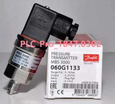1PCS New Danfoss 060G1133 MBS 3000 Pressure Transmitter 060G1133 Deliver quickly