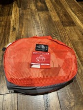The North Face Base Camp Duffel-Red Geometric Print Size M 14'' x 25'' x 14'