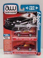AW Auto World Limited Edition Deluxe Series Release 1 Camero/Firebird 2pk