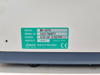 Jasco MD-2015 Plus Multiwavelength Detector | eBay