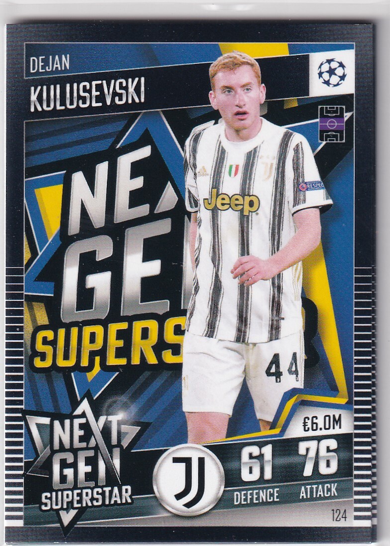 Topps Match Attax 101 20/21 Nr. 124 Next Gen Superstar Dejan