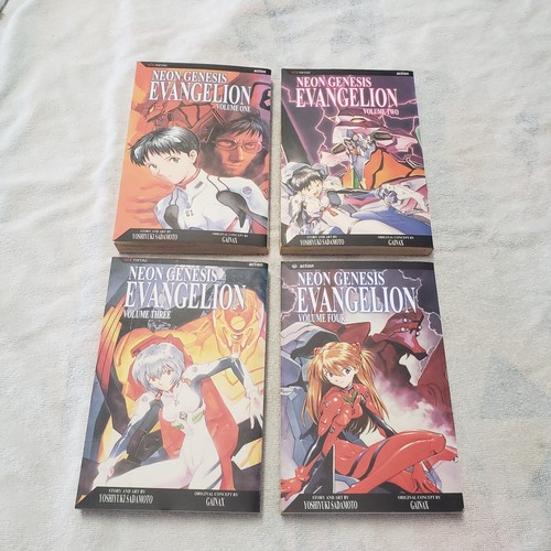 Neon Genesis Evangelion Manga Viz Vol 1 2 3 4 Englisch Y2K