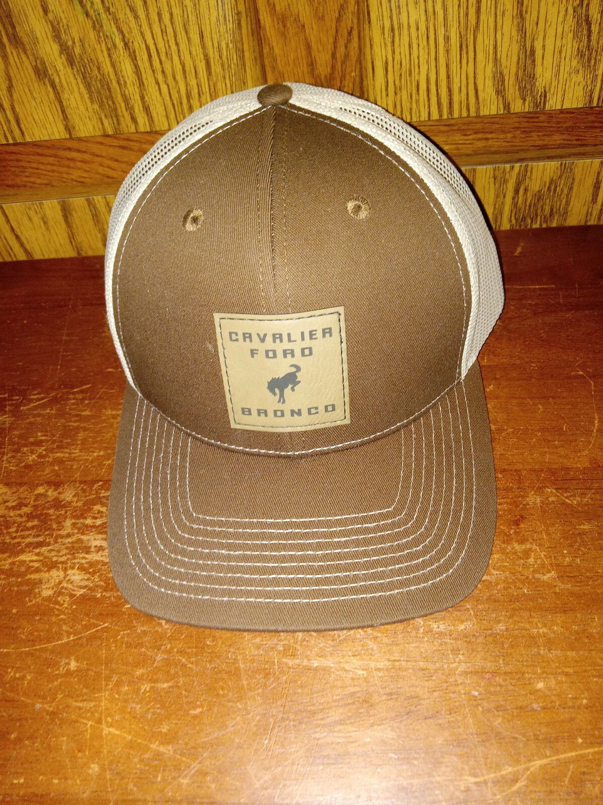 Cavalier Ford Bronco Patch Hat Cap Mesh Snapback … - image 1